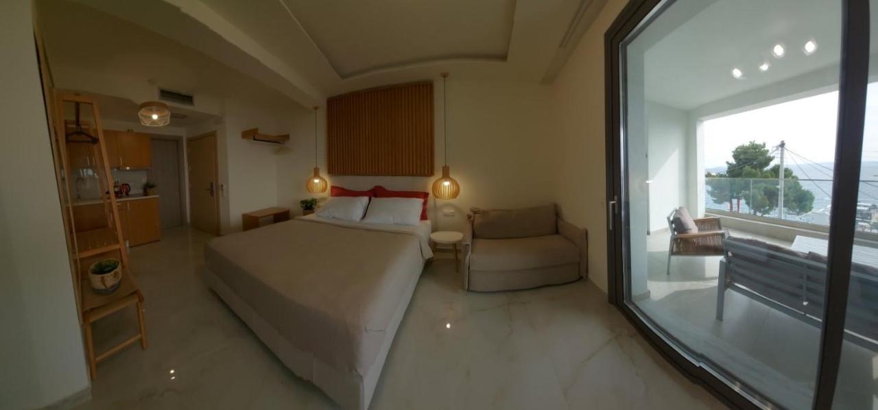 Wide Blue Luxury Boutique Suites Neos Marmaras Exterior foto